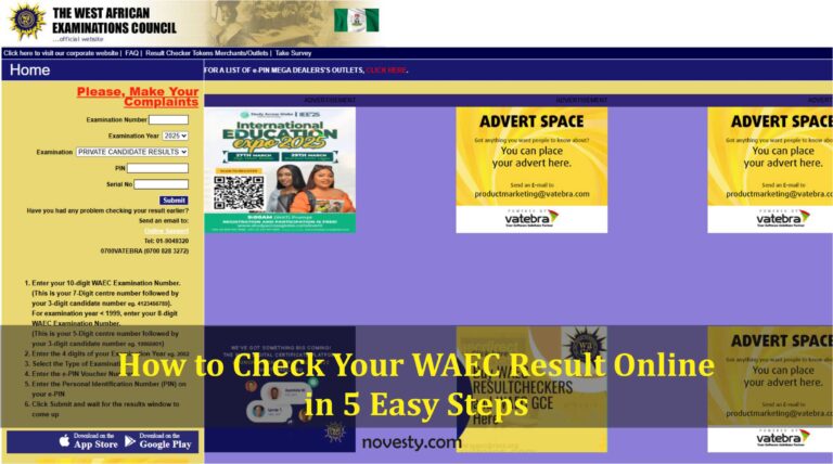 How to Check Your WAEC Result Online in 5 Easy Steps