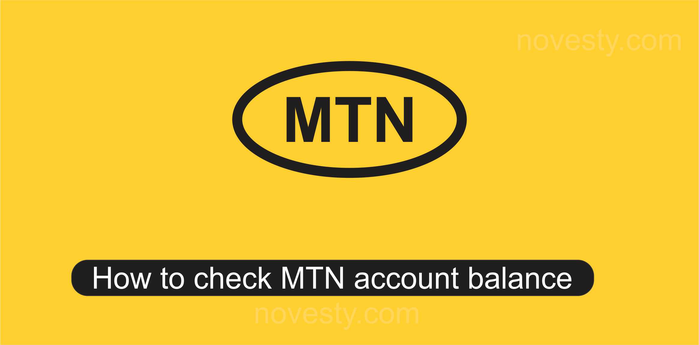 How to check MTN account balance