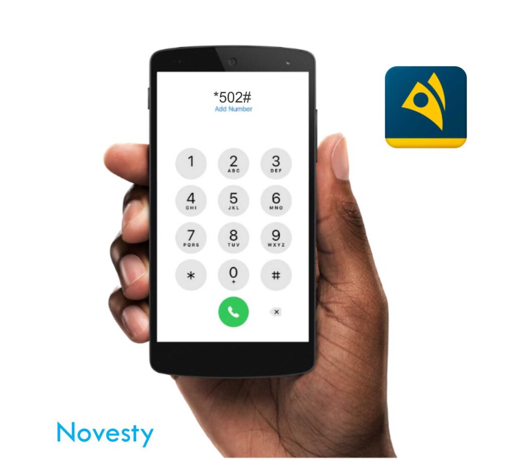 android Screenshot of *502# USSD menu interface