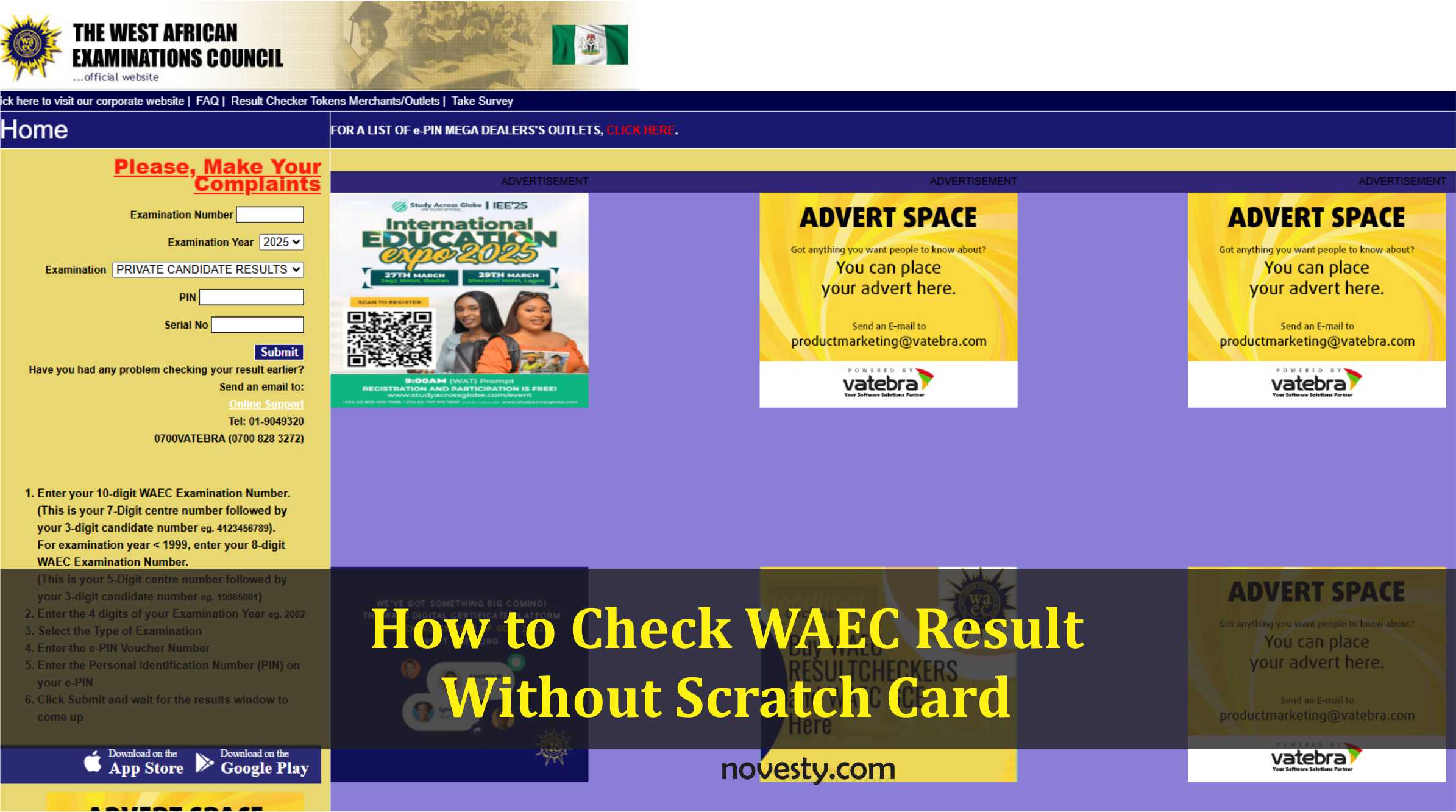 How to Check WAEC Result Without Scratch Card