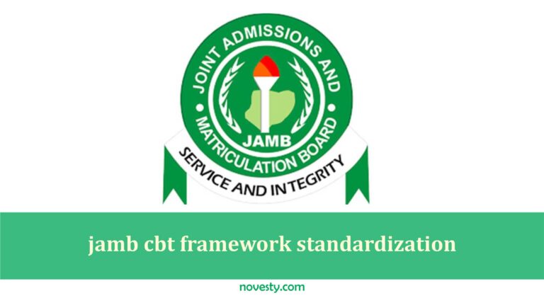 jamb cbt framework standardization